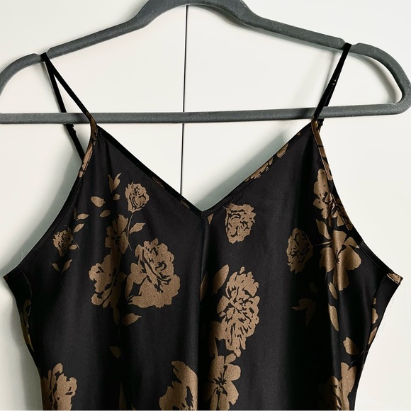 Quince 100% Washable Silk Mini Slip Dress in Caper Eclipse Size S NWT - Picture 7 of 12